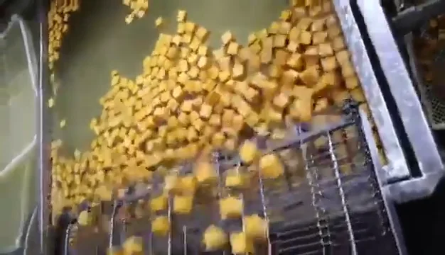 Restaurants Turkey Wings Deep Frying Production Line