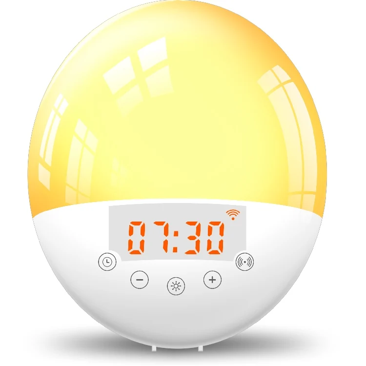 Smart Tu-ya Wifi будильник с подсветкой, часы будильника для детей, тяжелые