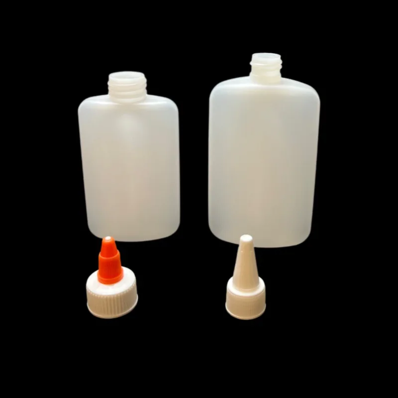 Custom 60ml 100ml 150ml pigment bottle emulsion bottle plastic glue dropper bottle