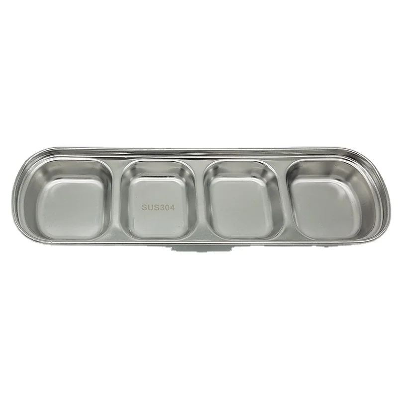 
Factory direct sale Stainless Steel 304 Japanese Korean seasoning dish hot pot dipping dish 