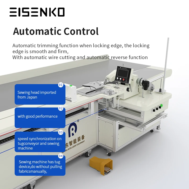 Cheap Chinese Manufacturer   Computer Curtain Joint Overlock Stitching Machine