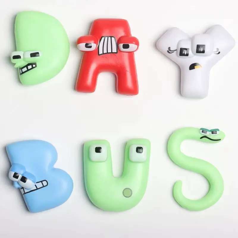 Zealed Kids Creative Alphabet Puzzles ABC Letter Montessori Learning Board Educational Toys for Toddlers pvc letters