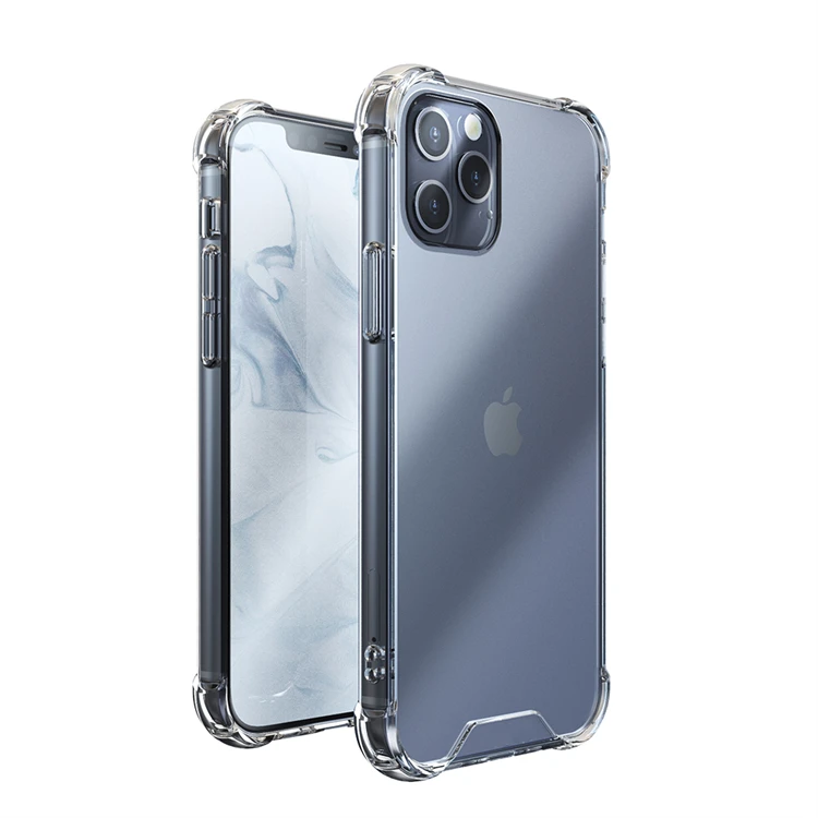 Для iPhone 13 чехол для телефона HD прозрачный 1 мм Толщина ударопрочный бампер Жесткий ПК задняя крышка для мобильного телефона Прозрачный чехол для iPhone13