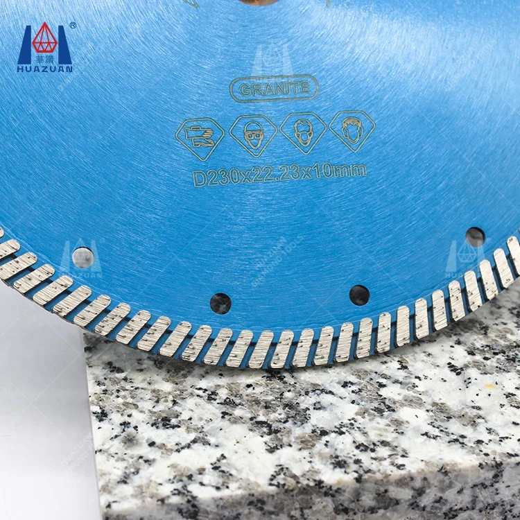 Turbo saw blade diamond cutting disc for granite stone concrete brick