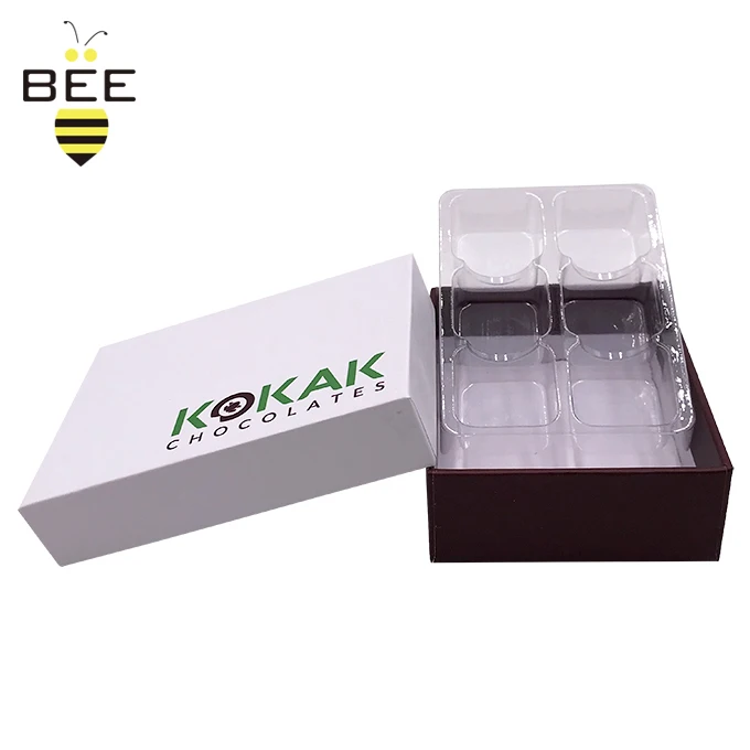 Reusable Personalized Printed Custom Size Small Chocolate Box Lid And Base DIY Chocolate Strawberry Packaging Box
