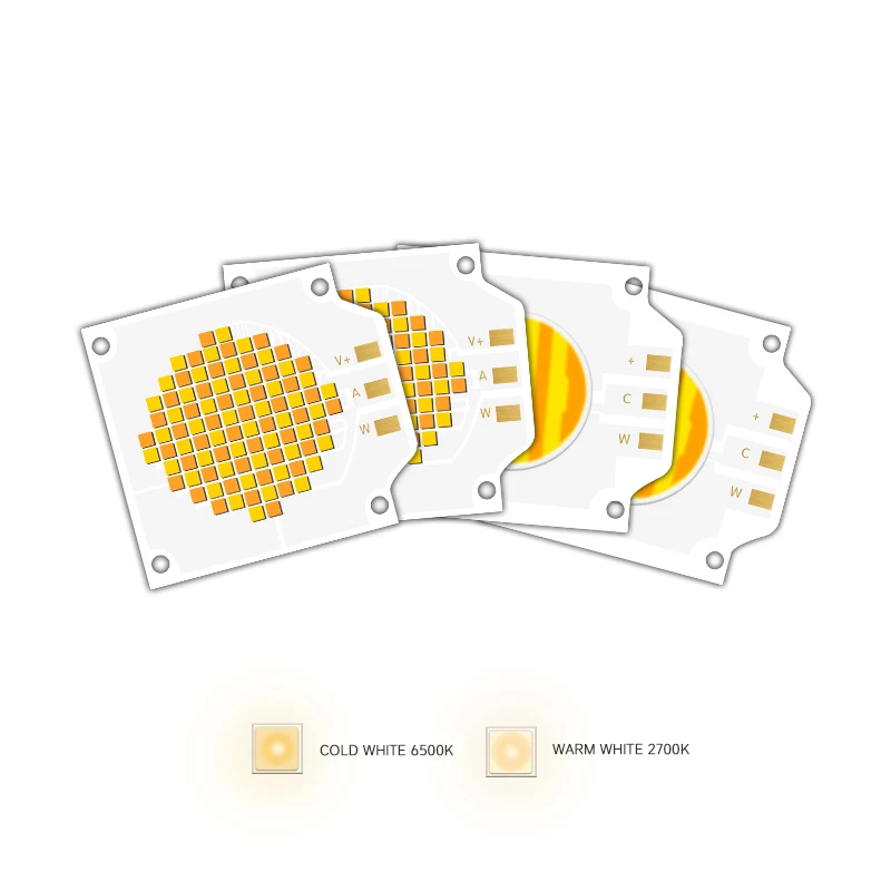 3538 SERIES Bi Color LED Chips 50W+50W 200W+200W High Power Chip 2700K 6500K for photography light