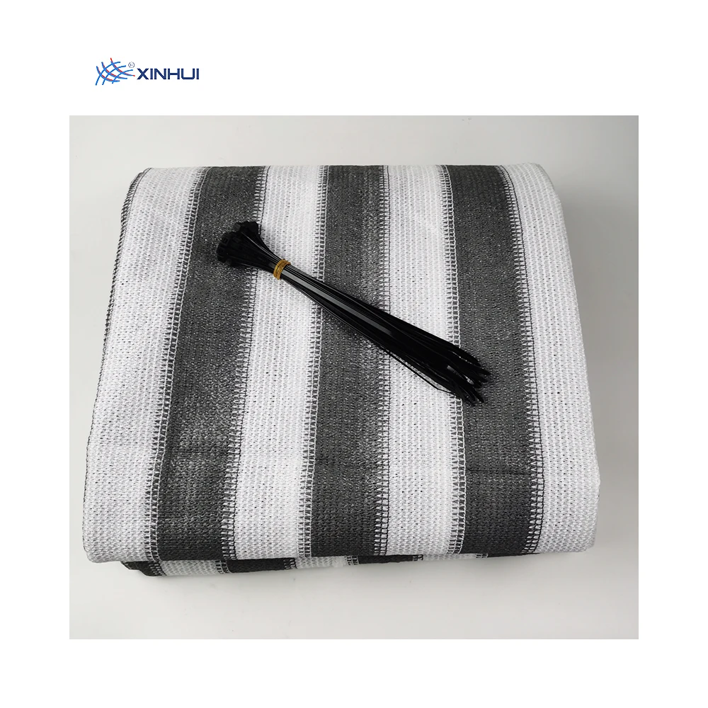 Width 0.8m telescopic wave sunshade hdpe anti-uv customize home terrace balcony privacy net balcony privacy screen