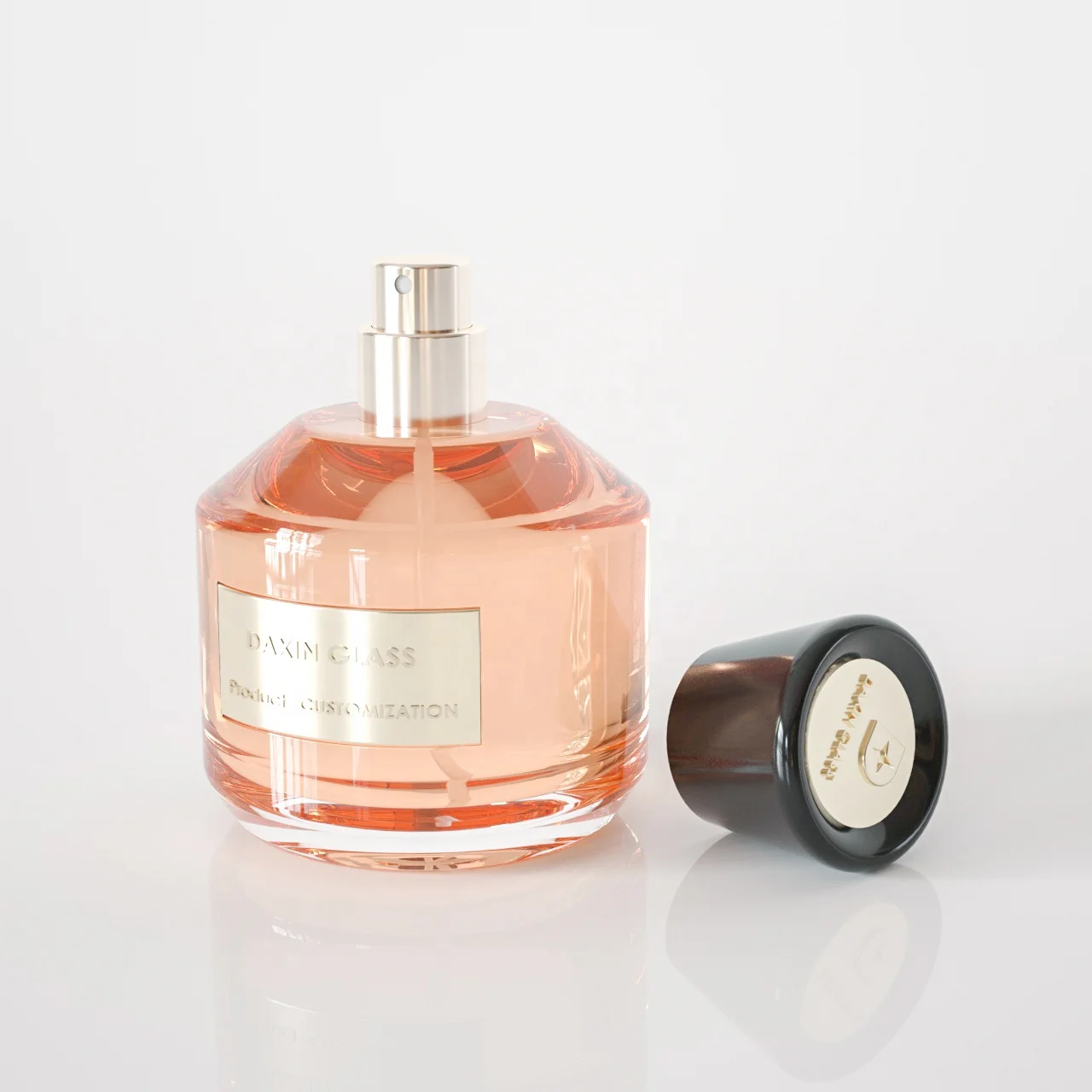 Decorative Glass Perfume Bottle Fancy Perfume Bottles Empty Refillable Perfume Bottle with Cap