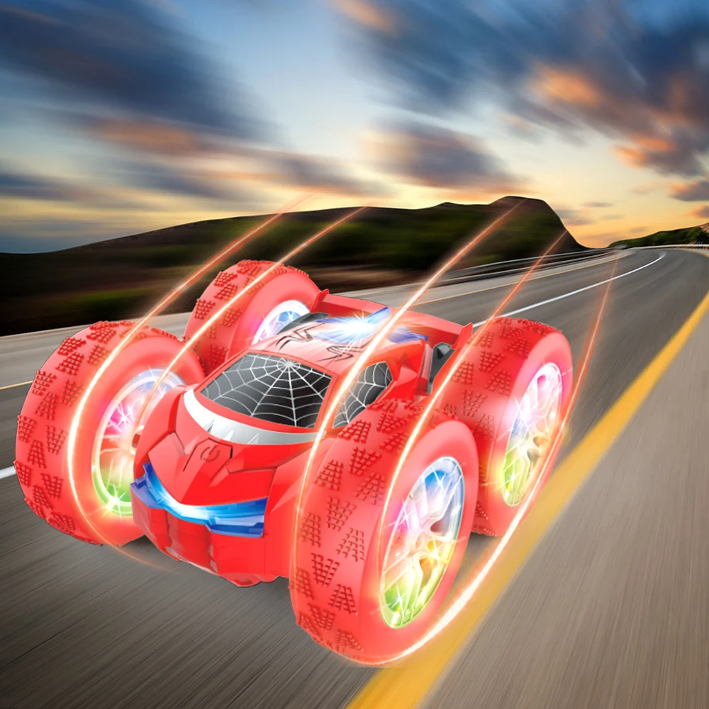 2.4G RC car Drift Stunt Car 360 Degree Rotating RC Truck Double Side Racing Machine Model toy vehicle