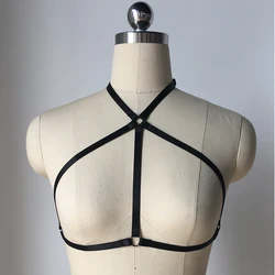 Adjustable  Red Black Sexy Ladies Underwear Women Gothic Elastic Erotic Lingerie Body Harness O0508