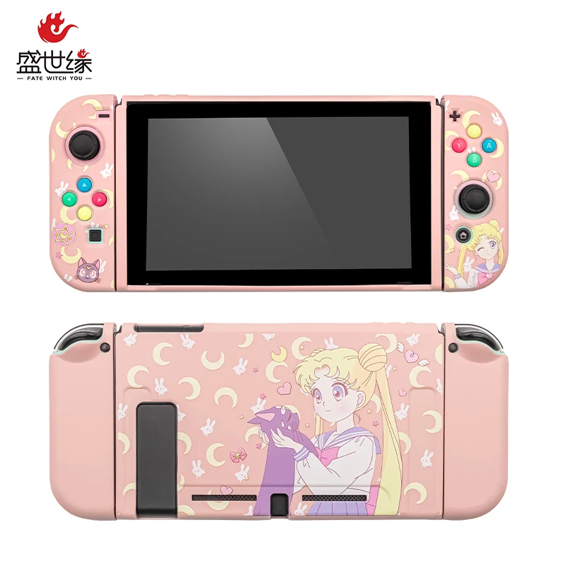 Чехол для Nintendo Switch NS Joy-Con, цветной защитный Внешний чехол из поликарбоната, съемный Ультратонкий чехол для консоли Nintendo Switch