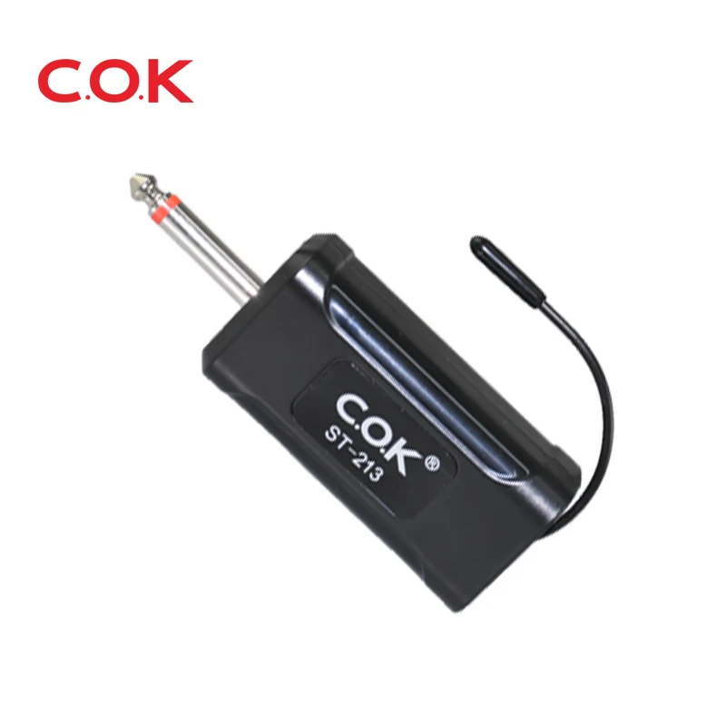 Chinese COK new designed wireless charging  UHF sing2 microphone with commonly used accessories & parts