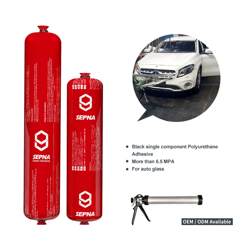 SP861 PU adhesive sealant car glass glue windshield repair automobile sealant for windscreen seal leak replacement