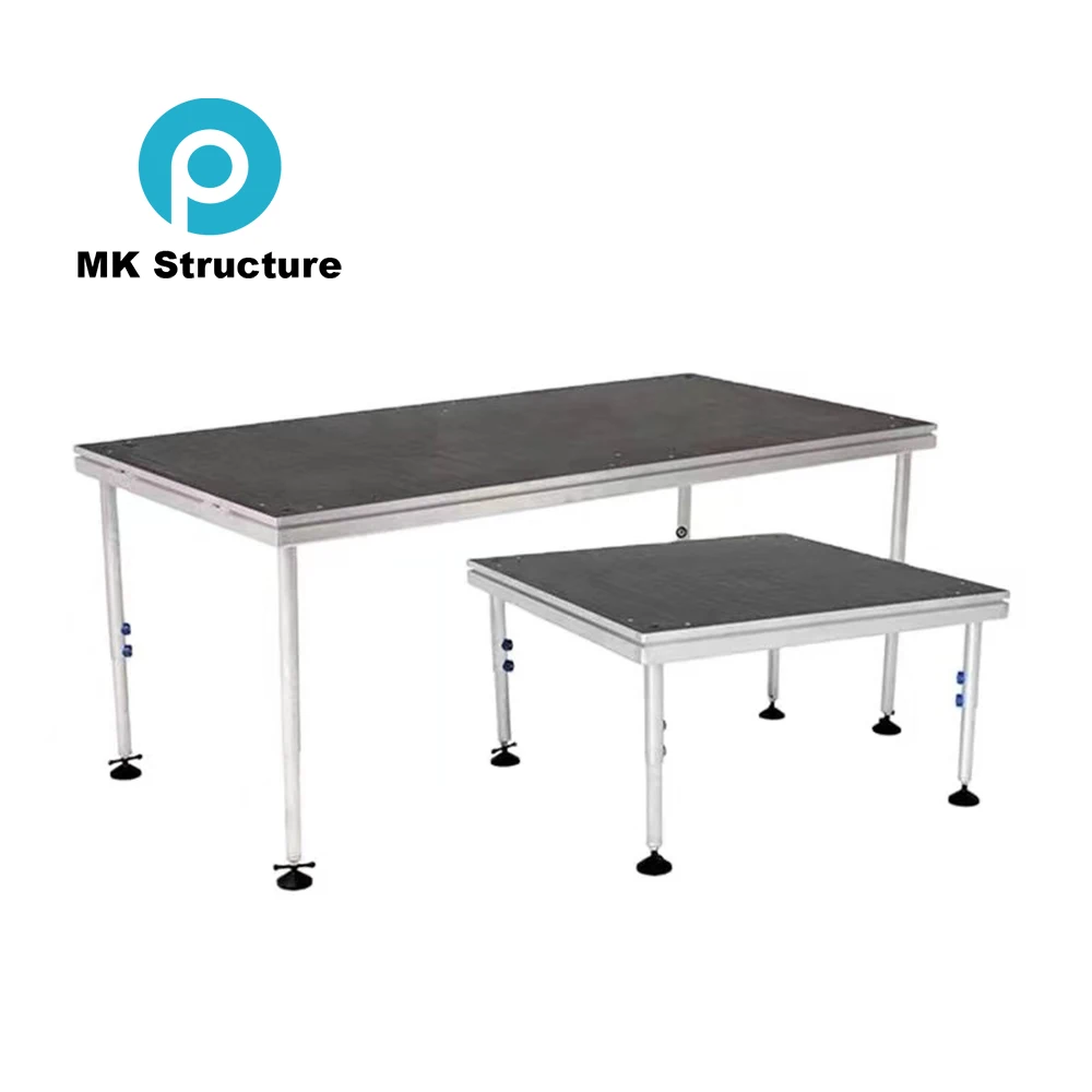 High Quality DJ booth aluminum truss stage Assemble Foldable Mobile Club DJ Lighting Truss Totem For Night club