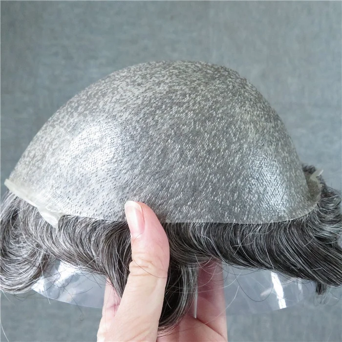 Thin Skin 0.04-0.05mm Bioskin Hair Toupee for Men