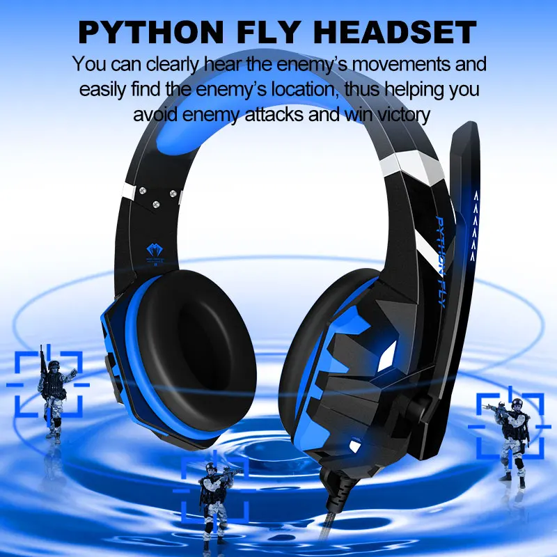 Free Sample Earphone G9000 Max Headphone 7.1 Noise Canceling Gaming VR Headset Audifonos Gamer Headphones With LED Mic For PS5