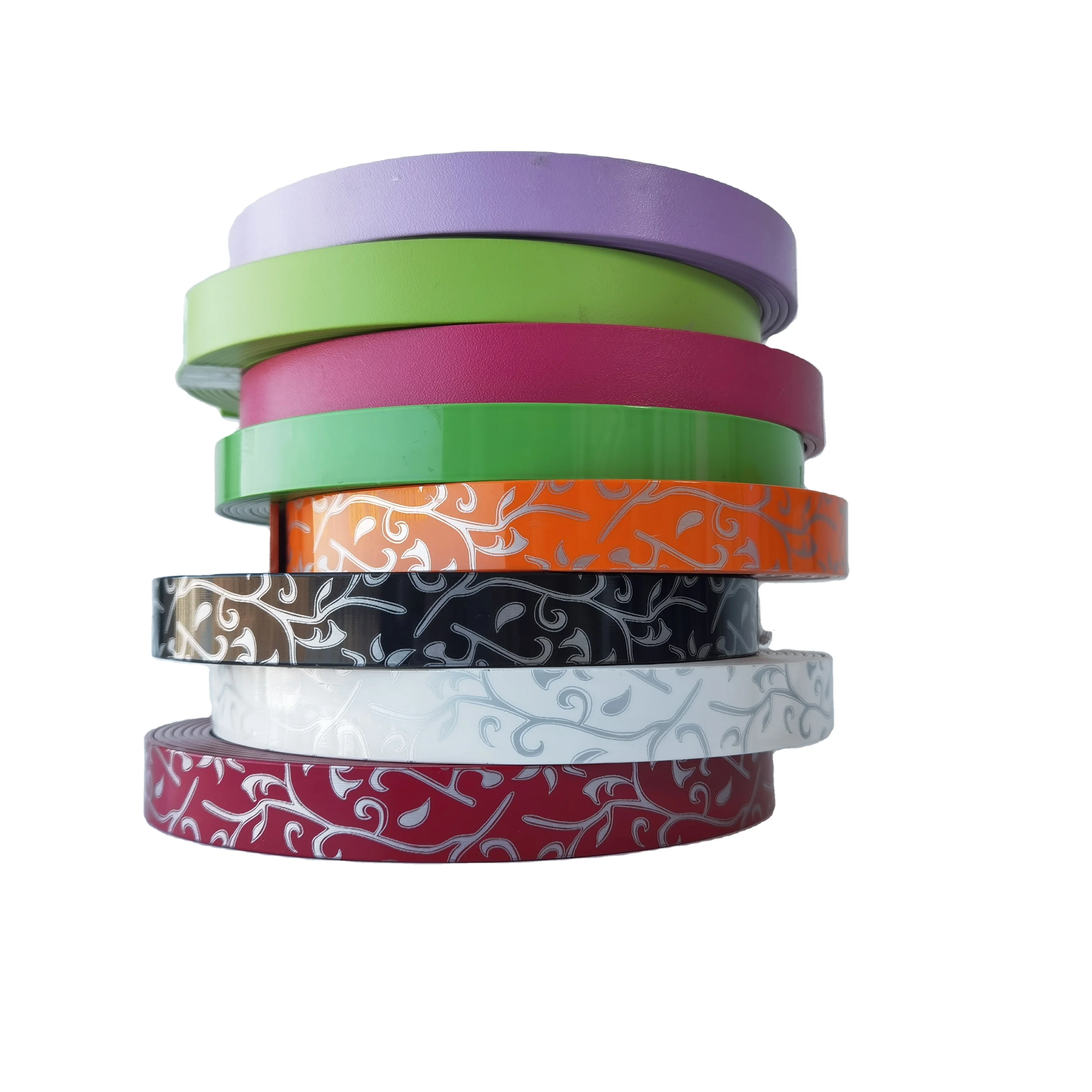 PVC edge lipping Strip Plastic Rubber Edge Protection Banding PVC Edge Banding Tape