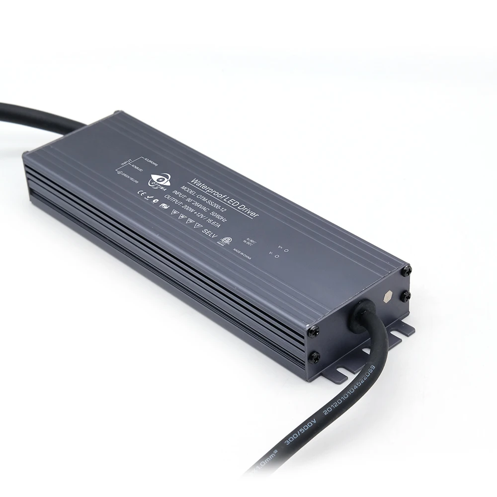 high quality 12V 16.7A DC 200W switching power Supply for LED strip