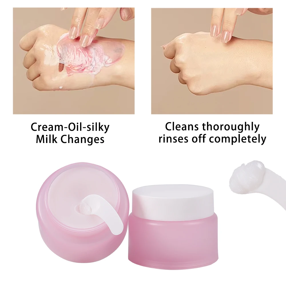Vegan Organic Facial Cleansing Balm Makeup Remover Makeup Removing Cream  Makeup Remover Balm
