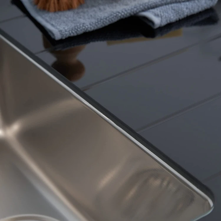 2024 New Modern Hotel Stainless Steel Rectangular Bowl Steel SUS Brushed Vessel Sink 304 Stainless Steel Kitchen Sink