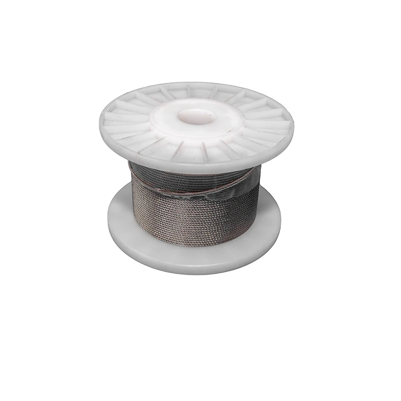 1x19 strand specifications Strong load-bearing capacity Forging forming Strong toughness Stainless steel wire rope