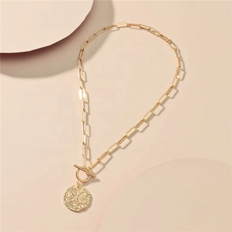 pendant retro dragonfly weave double flower black stars moon gold plated pretty heart fashion jewelry necklace