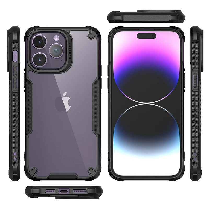 Original Shockproof Protect Hybrid TPU PC Airbag Protective Mobile Phone Cover Case For Apple iPhone 14 Pro Max Clear case