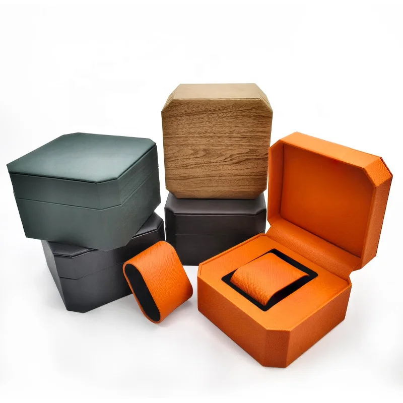 Luxury Customized Octagonal Watch Box High-Grade Shockproof Single Watch Storage Case