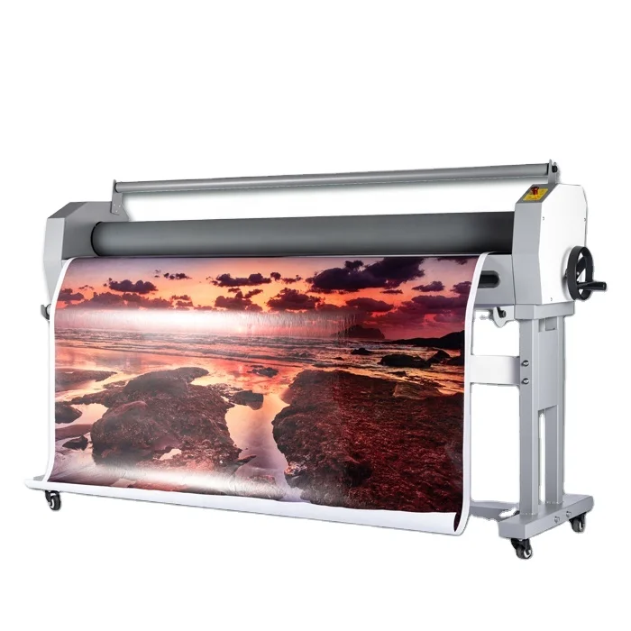Cold Laminator 1600mm 63inchs Large Format Laminator Manual Machine