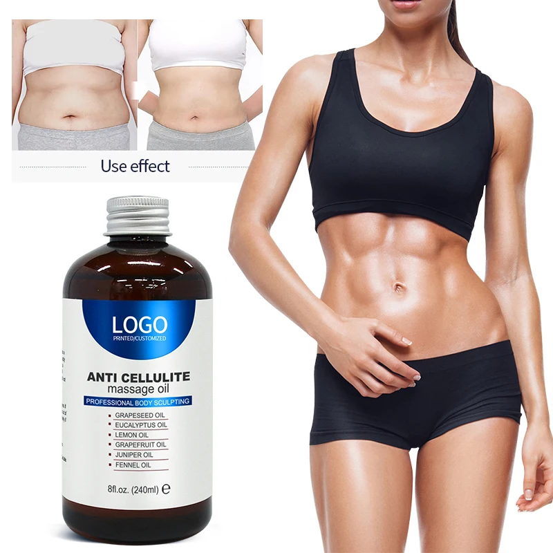 Private label natural plant extract relaxing slimming oil organic fat burning anti cellulite japanese body massage oil for spa