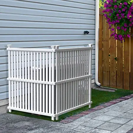 Pvc Vinyl Home Plastic Yard Fences Material Fence Panels Plastic 6X8 Garden  pvc Privacy Vinyl Corner Fence