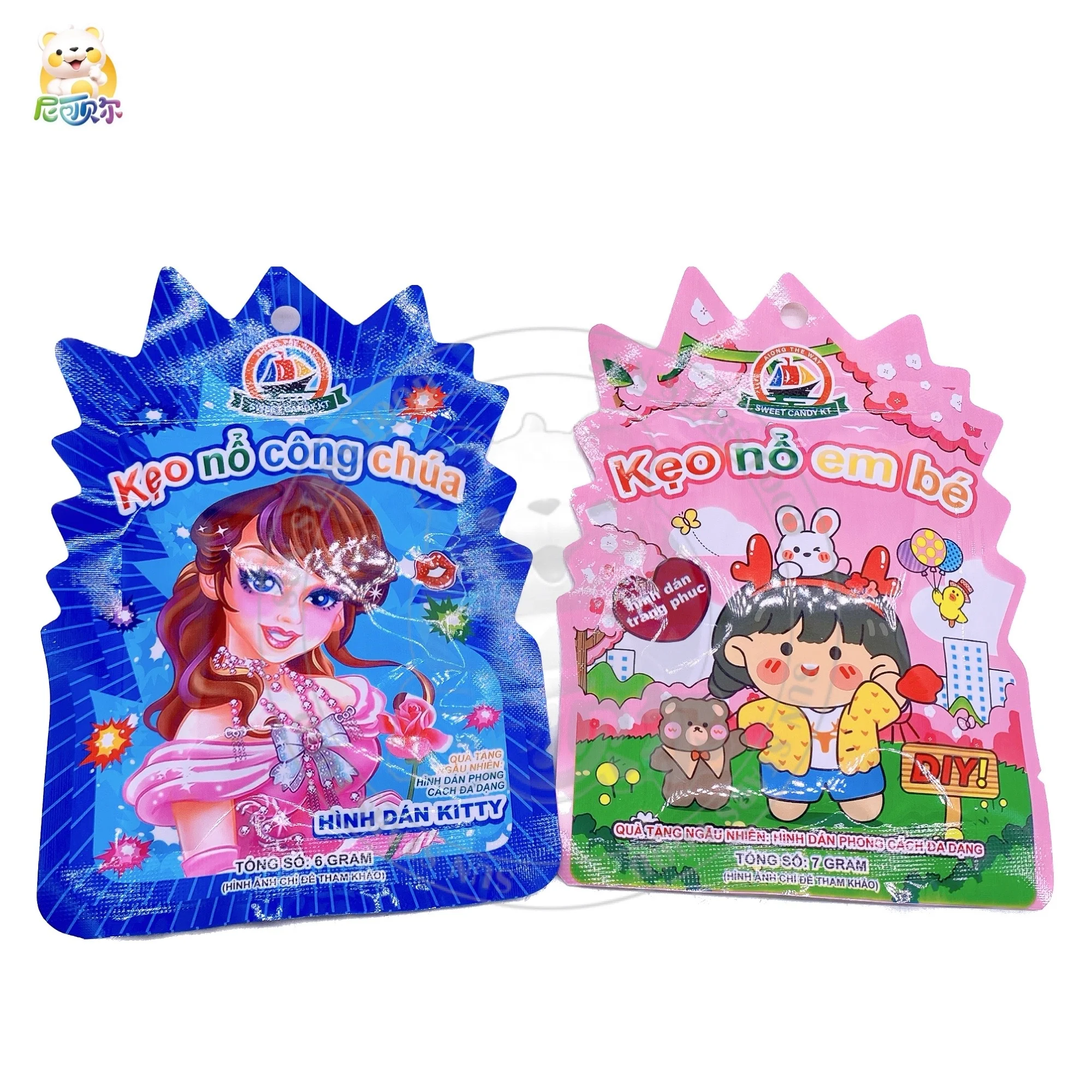 Magic Popping Candy With Cartoon Sticker Toy Candy