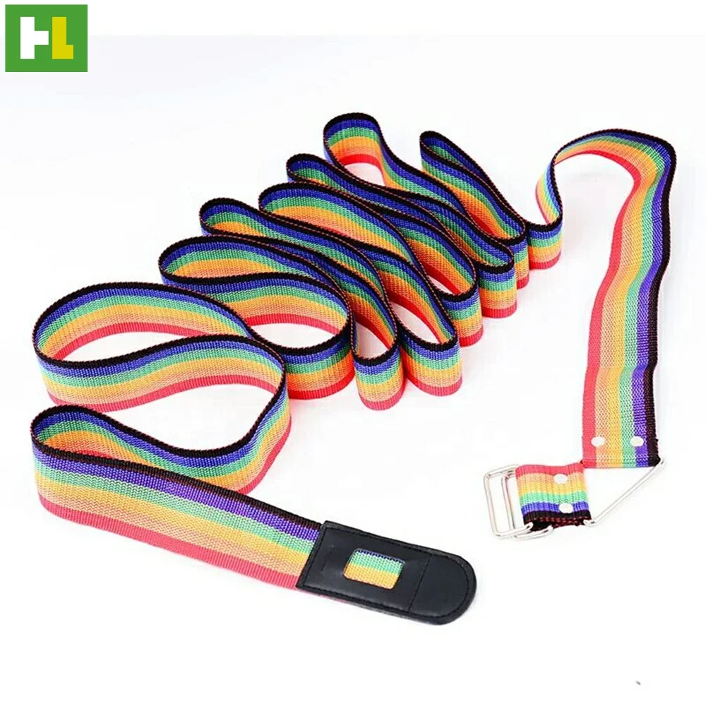 Fashion style traveling case safety rainbow cross luggage belt
