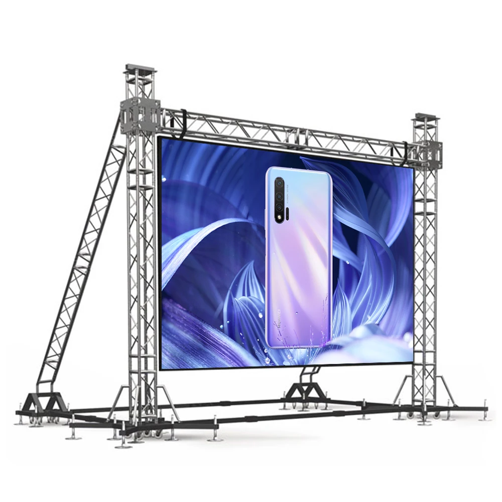 500x500mm Indoor Outdoor Giant Stage Background Led Video Wall P2.6 P2.9 P3.91 P4.81 Seamless Splicing Rental LED Display Screen