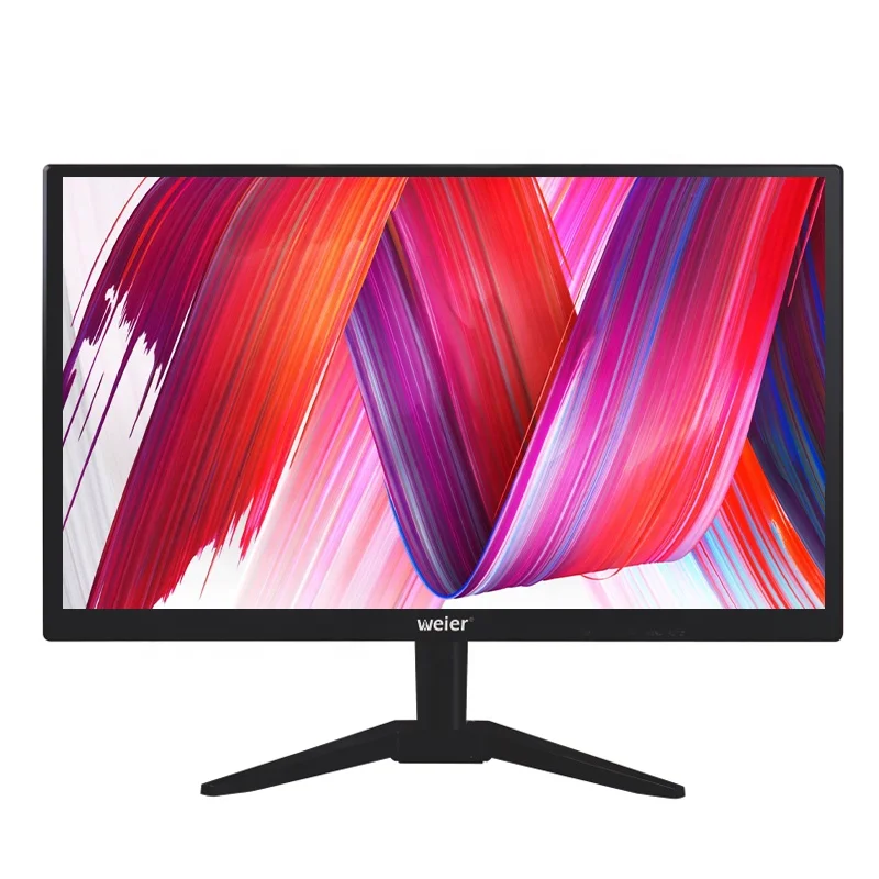 Weier LCD monitors cheap price 17 19 20 22 24 inch 1080p 60HZ 75HZ TN panel display screen desktop computer monitors