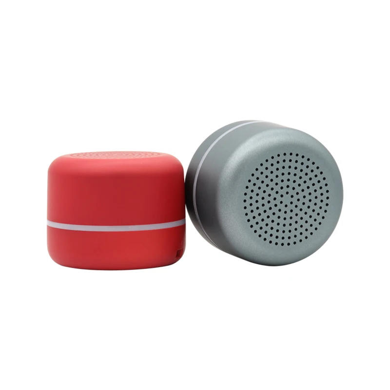 Electronic Gadgets Mini Bluetooth Speaker Portable Atmosphere LED Lights BT5.0 Bicycle Music Box Speakers with Lanyard Handsfree