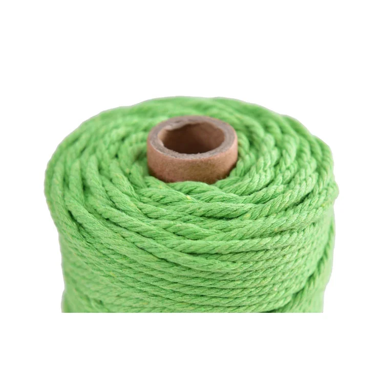  customized twisted twine macrame 100% cotton rope for