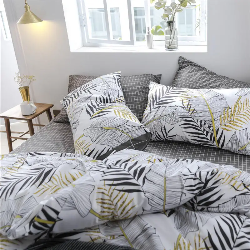 Queen size cotton printed Duvet Cover Set Wholesale Bedding Set Home Textile
