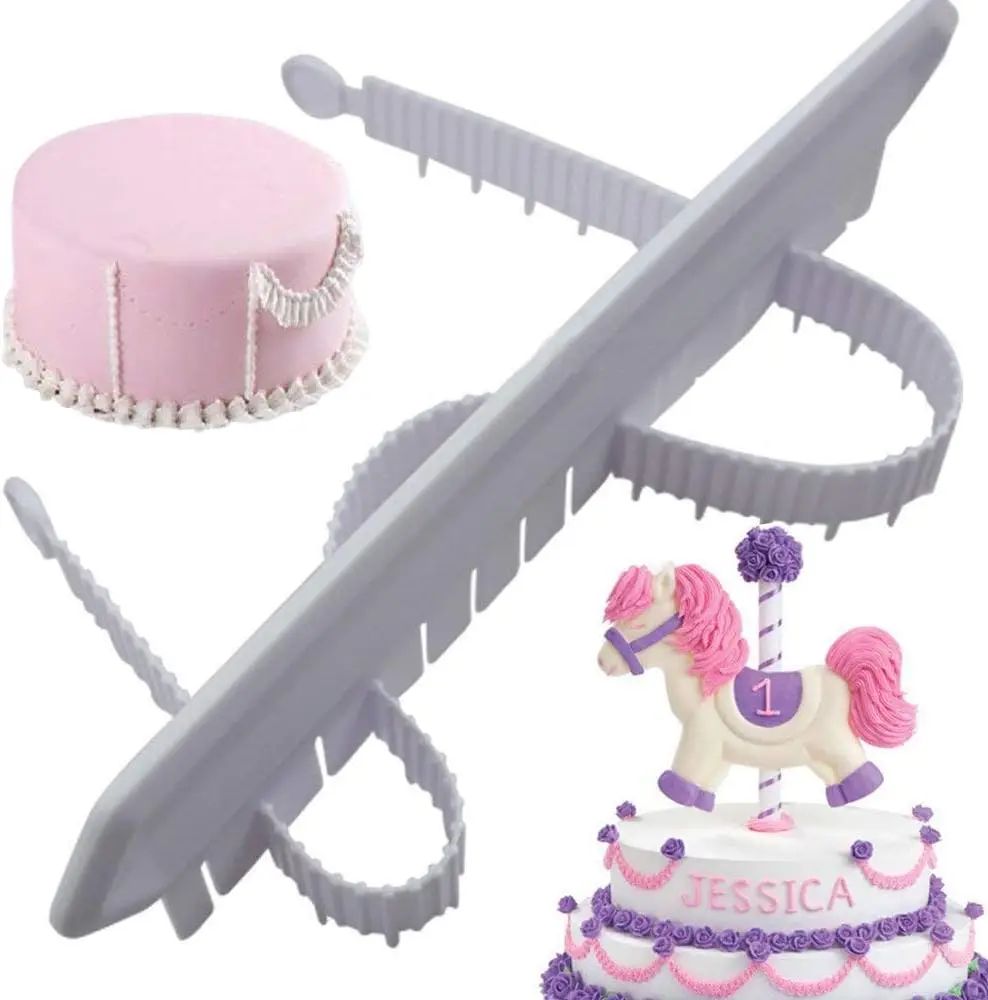 Fondant Cake Arc Ruler Decorating Graduated Scale Cake Baking Measure pastry art cake Tools Marker Dividing Set