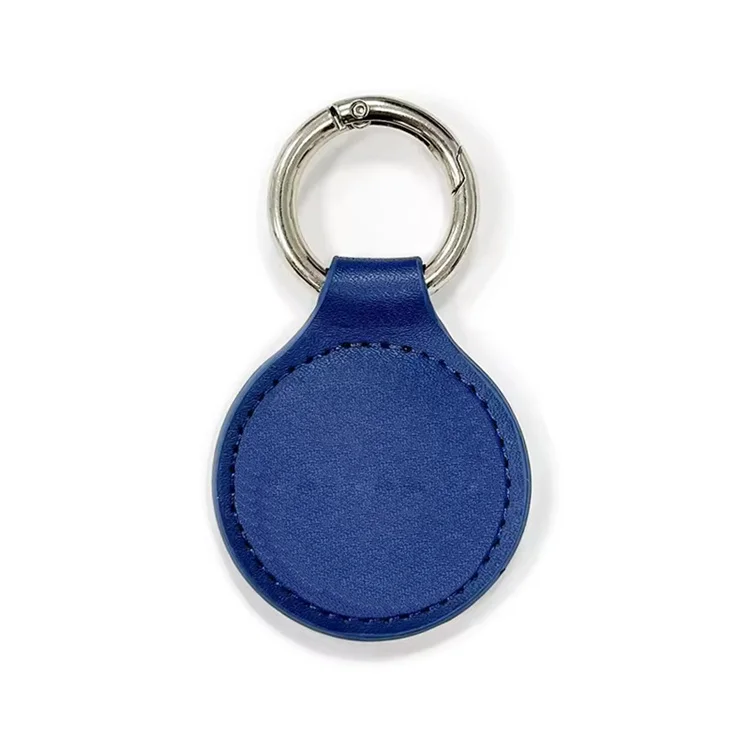 Custom Fashion Design PU Genuine Crazy Horse Multi-style Car Key Tag Bulk Leather Keychains Leather Keychain Tags