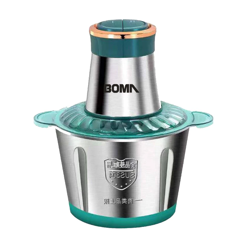 BOMA 3.0L нержавеющая сталь кухонный комбайн бытовая электрическая мясорубка смеситель для овощей фруктов мясо 220V 300W
