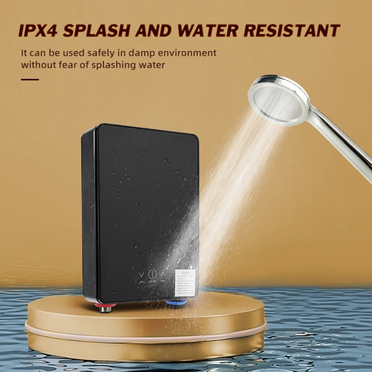 Energy Saving Small Portable Wall Mount Electric Bathroom Tankless Water Heater Mini Instant Electric Water Heater