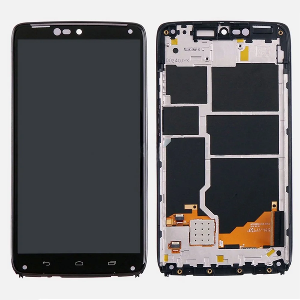 Сменный Оригинальный сенсорный экран для Motorola Moto Droid Turbo XT1254 XT1225, ЖК-дисплей, сенсорный экран, дигитайзер, рамка в сборе