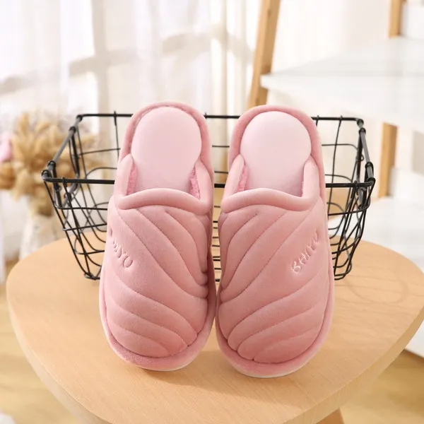 Winter Cotton Indoor Slippers With Soft Material Whale Design