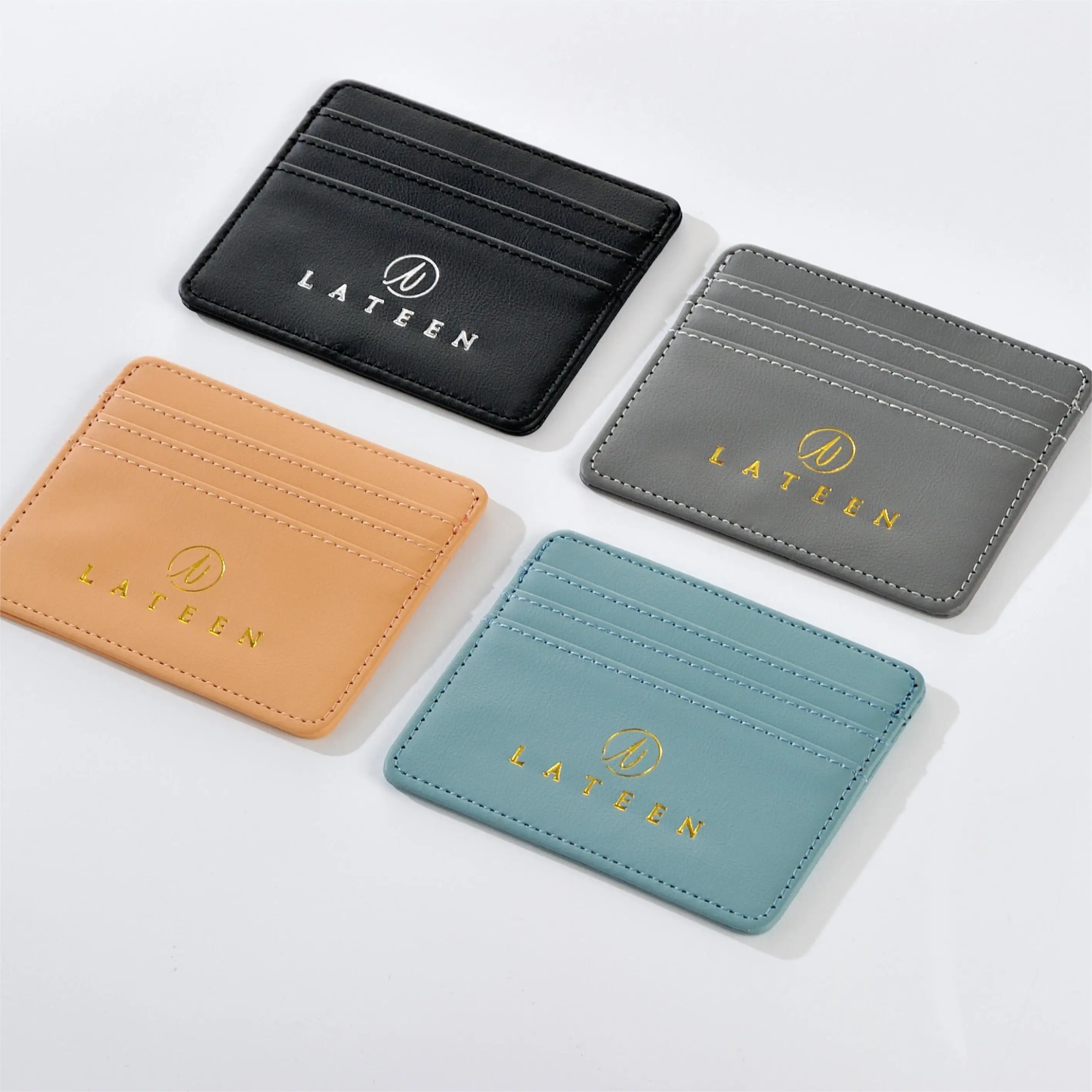 Hot selling style leather card holder wallet card holder leather Waterproof purse with card holder