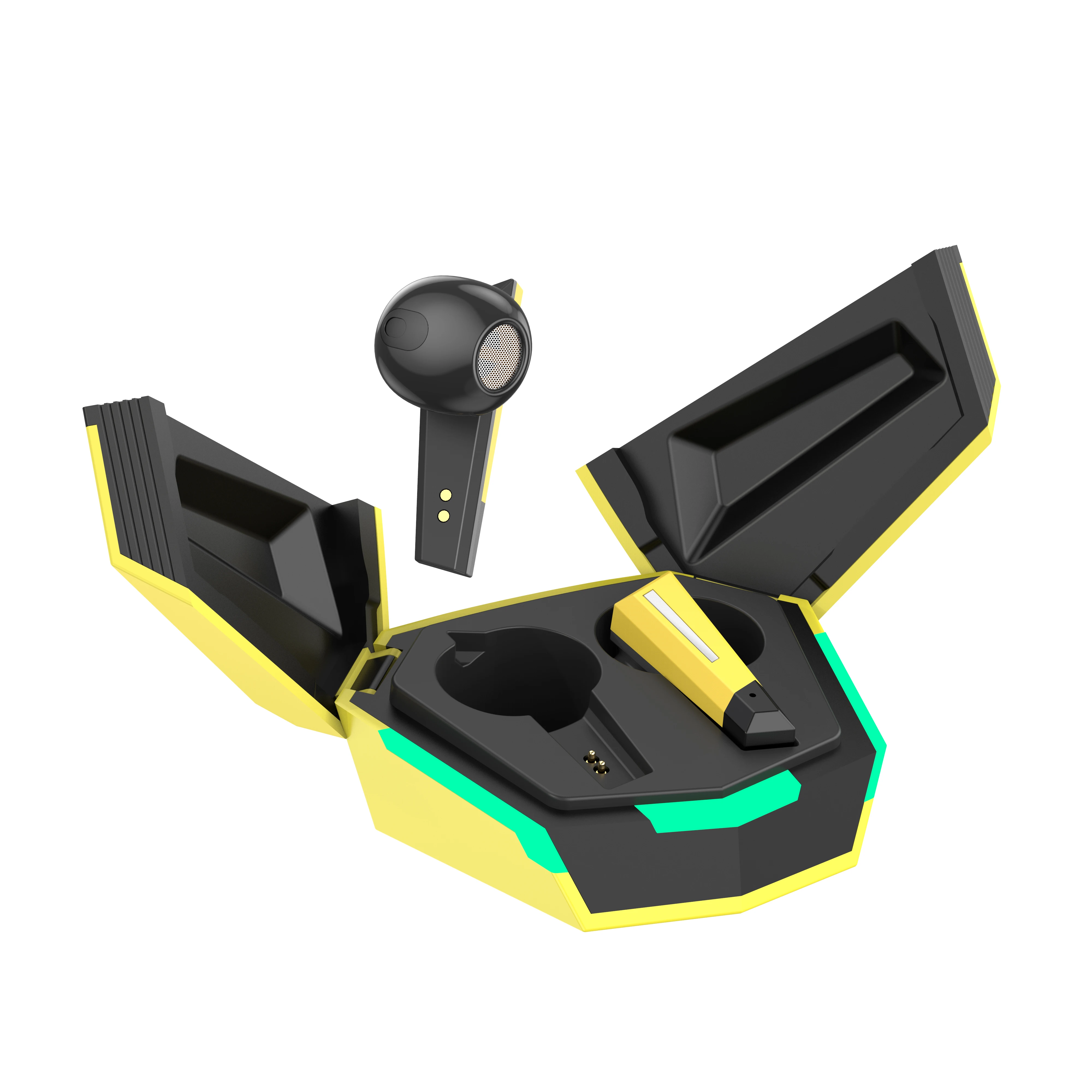 TWS Earbuds low latency Gaming earphone wireless headset Bluetooth headphone Cool Science fiction wind