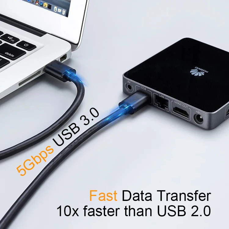 Usb A To Usb A Extension Cable Flex Usb 3.0 Cable 2 Pack Male To Male Extender Cable