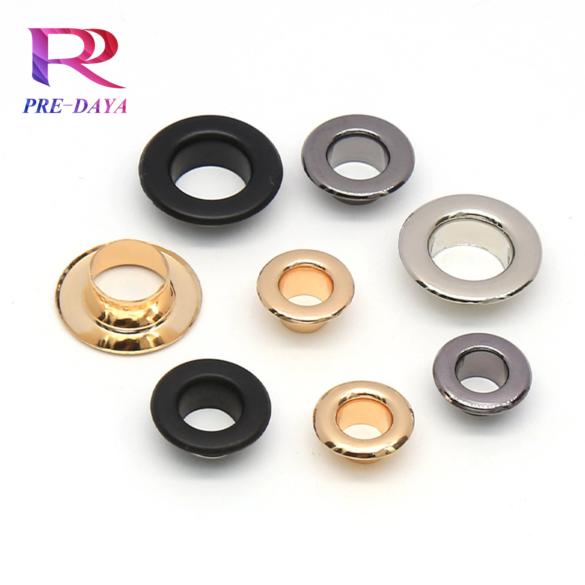 High Quality Clothing Eyelets Grommets with Washer For clothing Metal clawed eyelets for shoes