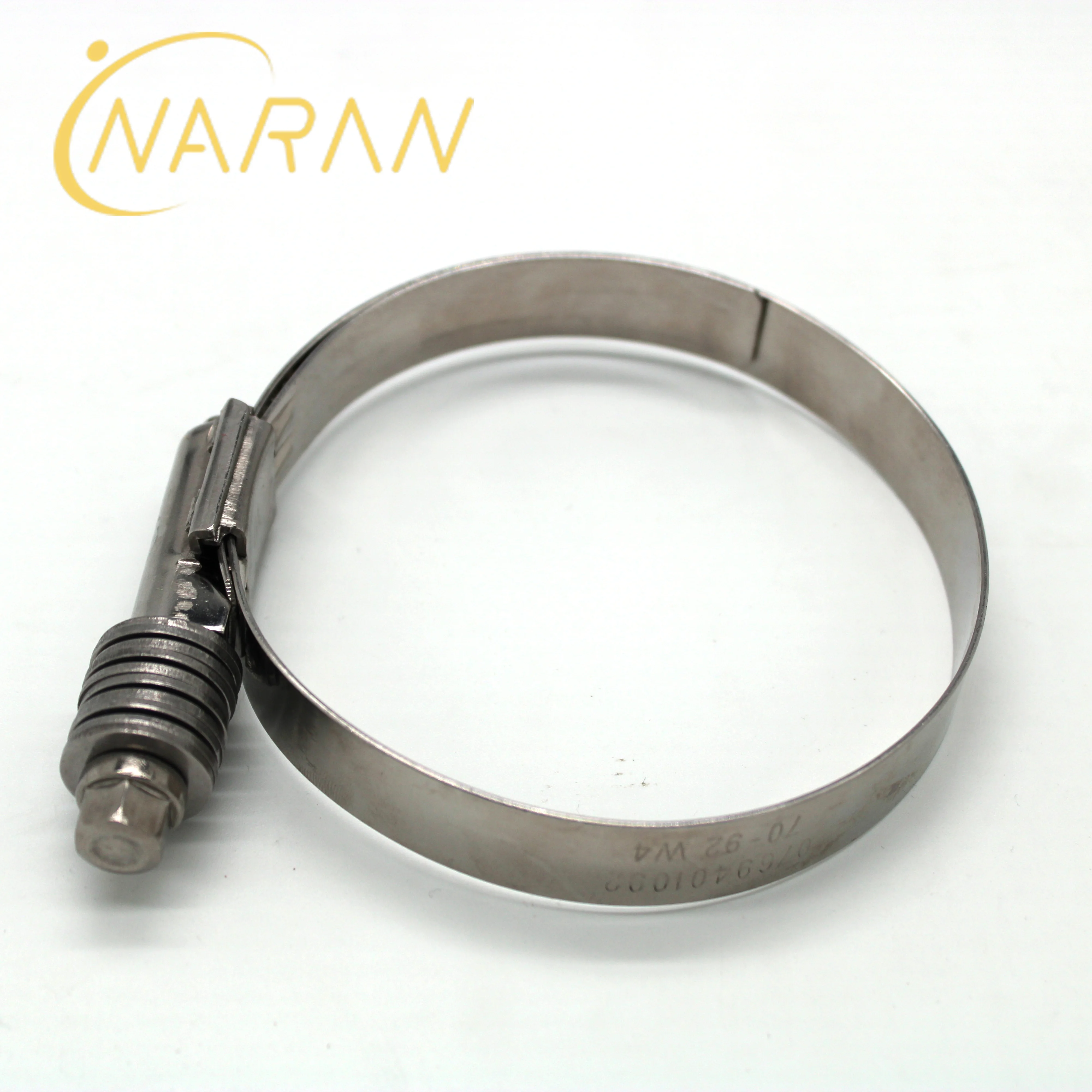 
American type perforated heavy duty high torque constant tension hose clamp 