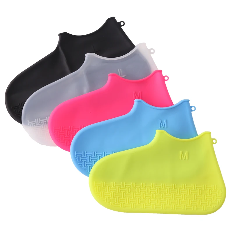 Многоразовая Нескользящая Водонепроницаемая силиконовая резиновая обувь